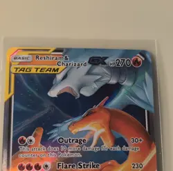TCG Pokemon Reshiram & Charizard GX TAG TEAM Holo Card 20/214 SM-Unbroken Bonds - Image 4