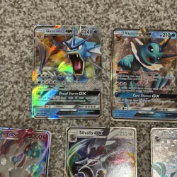 10 card lot of pokemon GXs and Vs and one VSTAR - Image 2