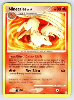Ninetales 32/123 Mysterious Treasures Pokemon Card Kouki Saitou Non Holo Rare Lp - Image 1