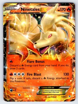 Ninetales EX 13/83 2016 XY Generations Set 20th Anniversary Pokemon Card TCG VLP - Image 1