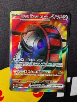 Iron Treads Ex - 233/198 - Pokemon Scarlet & Violet Base Full Art Card NM - Image 1