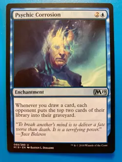 MTG 1x Psychic Corrosion # 68 Core Set 2019 M19 Magic the Gathering Card x1 NM - Image 1