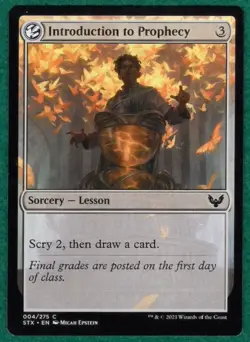 Introduction To Prophecy - Strixhaven: School Of Mages STX #004 - Magic MTG Card - Image 1