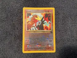 2001 Pokemon Entei Black Star Promo Reverse Holo NM CARD - Image 1
