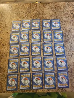 Pokemon Lot of 25 TCG Random Holo and Reverse Holo English Cards - Image 2