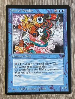 MTG - Wall of Wonder - Legends - NM English Magic 1994 - Image 1