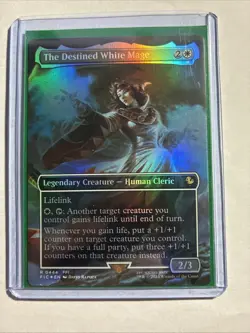 The Destined White Mage Borderless Commander: FINAL FANTASY Foil + Bonus Rare!!! - Image 1