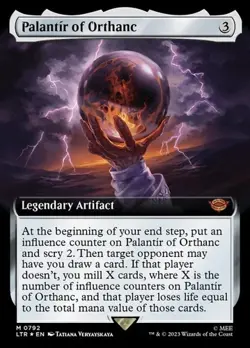 Palantir of Orthanc - Surge Foil Extended Art LTR NM MTG - Image 1