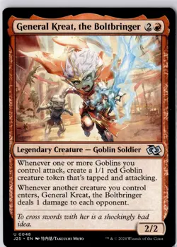 General Kreat, the Boltbringer (Anime) Foundations Jumpstart Regular Nm U 0048 - Image 1