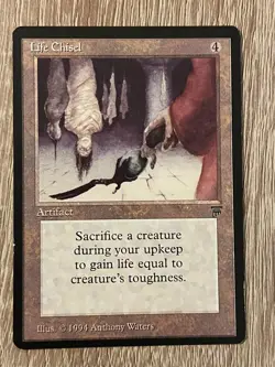 MTG - Life Chisel - Legends - LP English Magic 1994 - Image 1