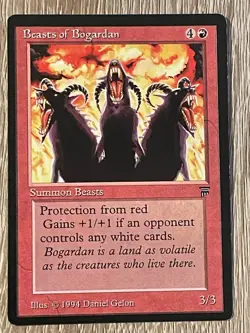MTG - Beasts of Bogardan - Legends - NM English Magic 1994 - Image 1