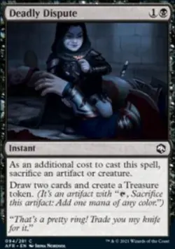 Deadly Dispute Adventures in the Forgotten Realms (AFR) 94 MTG Foil - Image 1