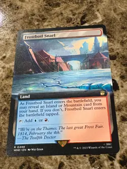 FROSTBOIL SNARL Magic Gathering MTG Dr Who Extended Art - Image 1