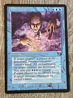 MTG - Puppet Master - Legends - NM English Magic 1994 - Image 1