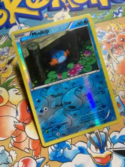 Mudkip 33/160 Common Primal Clash Pokemon Reverse Holo TCG - Image 2