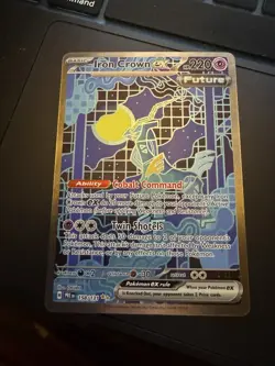 Pokemon Iron Crown EX 158/131 Special Illustration Rare Prismatic Evolutions NM - Image 1