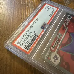Gengar 193/162 EX Holo PSA 9 SV05: Temporal Forces Pokemon Full Art - Image 4