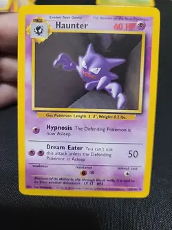 Pokemon TCG Haunter Base Set, Unlimited Uncommon Card 29/102 Near Mint Condition - Image 1