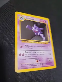 Pokemon TCG Haunter Base Set, Unlimited Uncommon Card 29/102 Near Mint Condition - Image 2