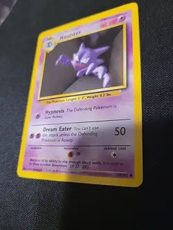 Pokemon TCG Haunter Base Set, Unlimited Uncommon Card 29/102 Near Mint Condition - Image 3