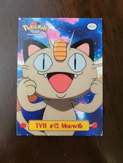 DMG! Meowth TV11 Topps Puzzle Card Pokemon TCG Series 1 - Image 1
