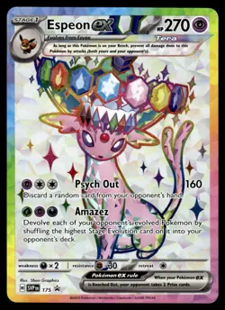 Pokemon TCG SV Promos #175 Espeon EX - Image 1