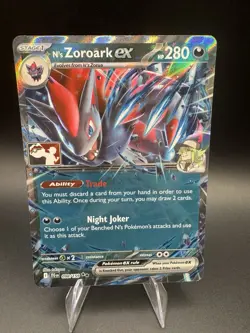 N's Zoroark Ex 098/159 Pokemon TCG Play! Prize Pack Series 7 Promo Journey - NM - Image 1