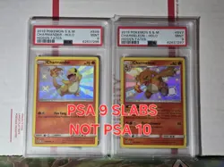 Pokemon Hidden Fates Shiny Charmander & Charmeleon - Holo PSA 10 Sequential Cert - Image 3