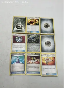 Pokemon Trading Cards Game In Rectangular Multicolor Metal Box Lot Of - Image 4