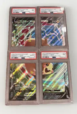 2022 Pokemon Morpeko V Union Special Collection Set Of 4 PSA MINT 10 and PSA9 - Image 1