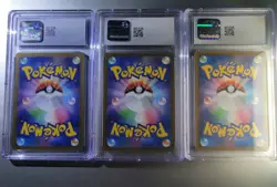 Pokemon Eevee Evolutions 3 Grade 10 CGC Slabs - Vaporeon, Jolteon, Leafeon - Image 2