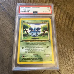 PSA 7 Pineco 61/75 Neo Discovery 1st Edition 2001 Pokemon - Image 1