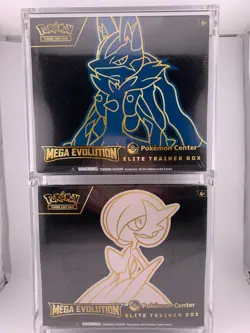 Pokemon Center Mega Evolution ETB Elite Trainer Box Lucario Gardevoir Set - Image 1