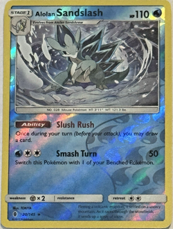 Alolan Sandslash Guardians Rising 20/145 Reverse Holo 2017 Pokemon TCG Near Mint - Image 1