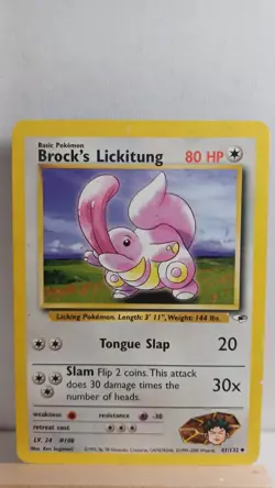 Brock's Lickitung [HP] - Pokemon TCG Gym Heroes 41/132 [Uncommon] - Image 1