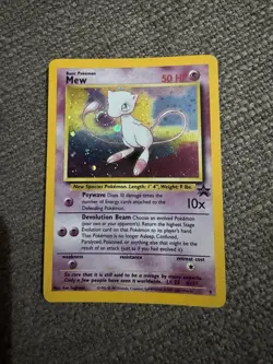 Mew 9 Pokemon TCG 2000 WOTC Black Star Promo 9 Holo WOTC English - Image 1