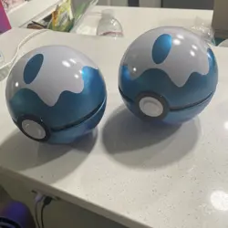 2 Empty Pokemon Dive Ball Tin - Poke Ball Tin - Tin Only cosplay prop decorate - Image 2