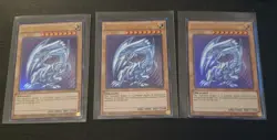 3x Blue-Eyes White Dragon CT13-EN008 Ultra Original SDK Kaiba Artwork YUGIOH NM - Image 1