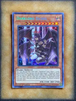 Yugioh Darklord Ixchel BLRR-EN076 Secret Rare 1st Ed NM - Image 1