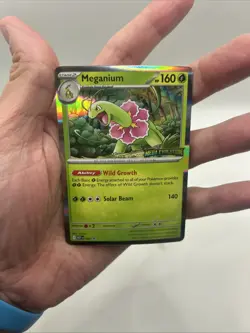 MEP #001 Meganium Mega Evolution Prerelease Stamped Promo Holo Card Pokemon TCG - Image 3
