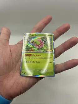 MEP #001 Meganium Mega Evolution Prerelease Stamped Promo Holo Card Pokemon TCG - Image 4