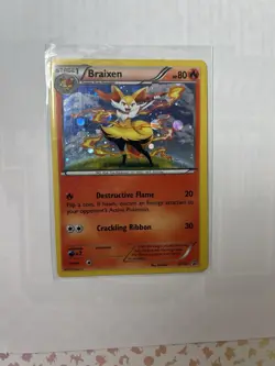 Braixen - XY161 - Pokemon XY Promo Holo Rare Card NM - Image 1