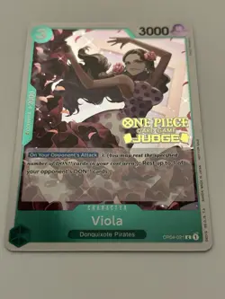 Viola (Judge Pack Vol. 4) OP04-021 One Piece Promotion Cards Foil - Image 1