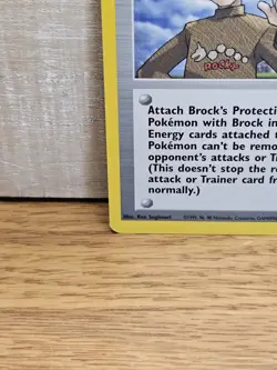 Brock's Protection 101/132 Gym Challenge Non-Holo Rare Pokemon Card TCG - Image 5