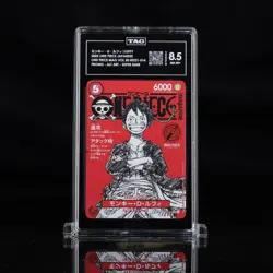 TAG 8.5 One Piece card Japanese Promo ST21-014 Luffy Magazine vol.20 - Image 1