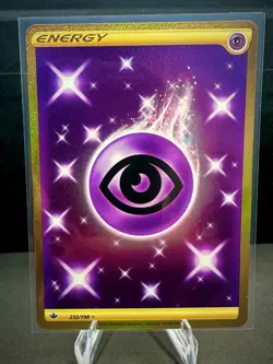 Psychic Energy 232/198 SWSH06: Chilling Reign Secret Rare Pokemon TCG Card NM - Image 1