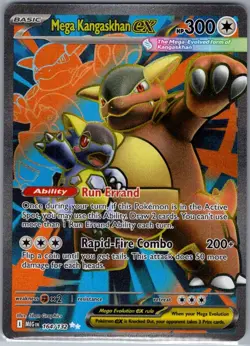 Mega Kangaskhan ex - 164/132 ME01: Mega Evolution - Pokemon Card - NM - Image 1