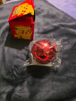 1999 Pokemon 23k Gold Plated Pikachu Card Burger King Ball Is Factory Sealed - Image 2