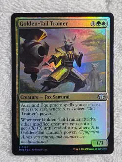 MTG Golden-Tail Trainer FOIL Modern Horizons 3 (MH3) #187 Magic Card U NM - Image 1