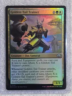 MTG Golden-Tail Trainer FOIL Modern Horizons 3 (MH3) #187 Magic Card U NM - Image 4